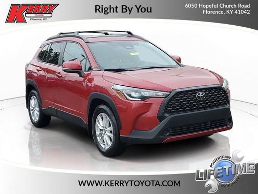 Barcelona Red Metallic 2023 Toyota Corolla Cross LE