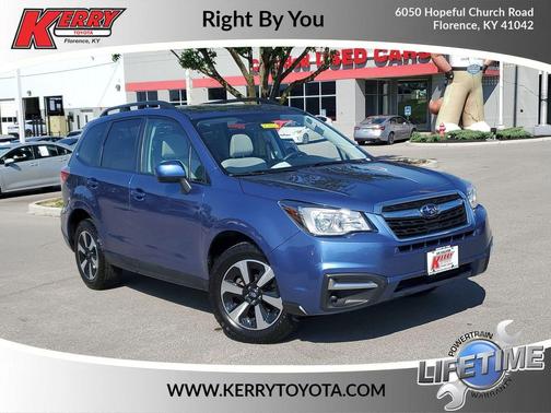 Quartz Blue Pearl 2018 Subaru Forester 2.5i Premium