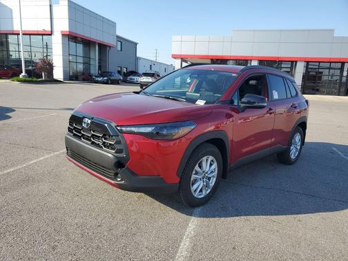 Soul Red Crystal/Jet Black 2026 Toyota Corolla Cross LE