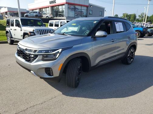 Steel Gray 2024 Kia Seltos SX Turbo