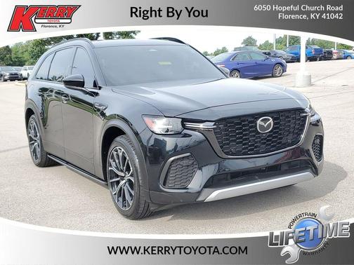 Jet Black Mica 2025 Mazda CX-70 PHEV Premium Plus Package