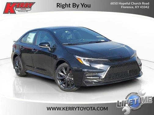 Midnight Black Metallic 2026 Toyota Corolla SE
