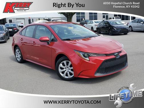White 2021 Toyota Corolla LE