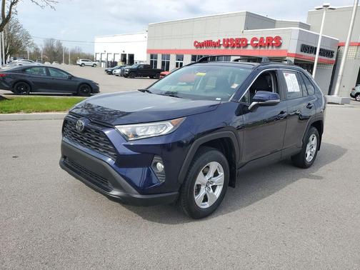 Blue 2019 Toyota RAV4 XLE