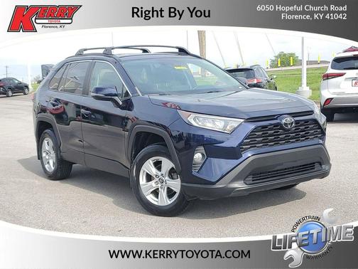 Blue 2019 Toyota RAV4 XLE