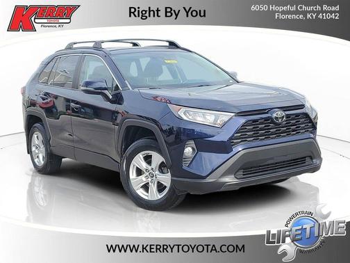 Blue 2019 Toyota RAV4 XLE