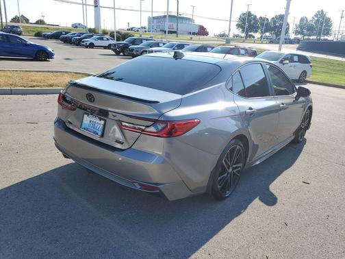 Midnight Black Metallic 2025 Toyota Camry XSE
