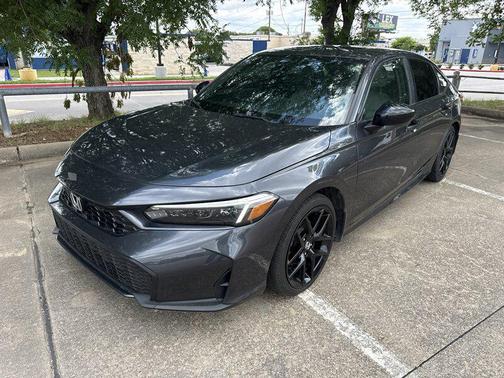 Meteorite Gray Metallic 2025 Honda Civic Hybrid Sport