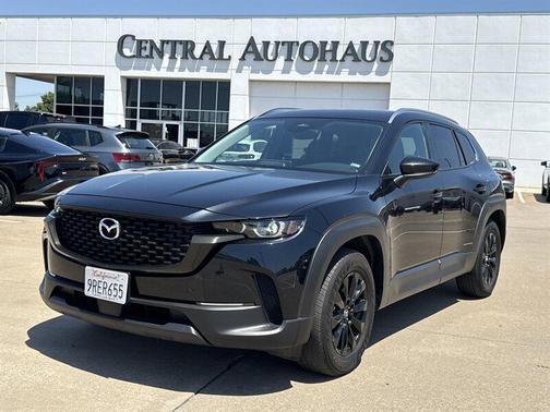 Jet Black Mica 2025 Mazda CX-50 2.5 S Preferred Package