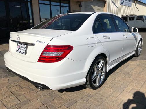 White 2013 Mercedes-Benz C-Class C 300 4MATIC Sport