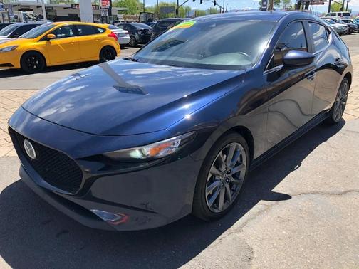 Deep Crystal Blue Mica 2019 Mazda Mazda3 AWD w/Preferred Package