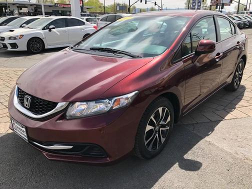 Crimson Pearl 2013 Honda Civic EX
