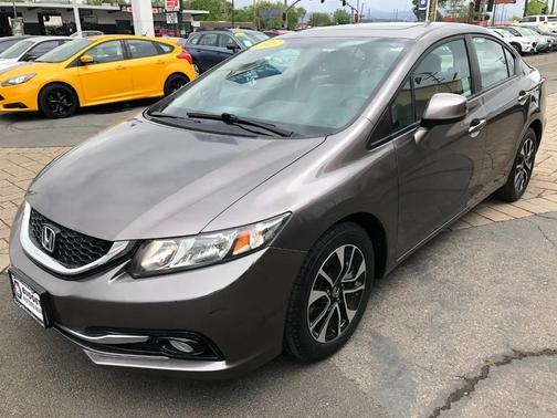 Gray 2013 Honda Civic EX-L
