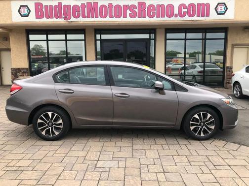 Gray 2013 Honda Civic EX-L