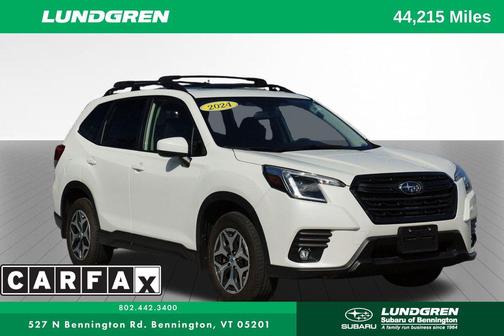 Crystal White Pearl 2024 Subaru Forester Premium
