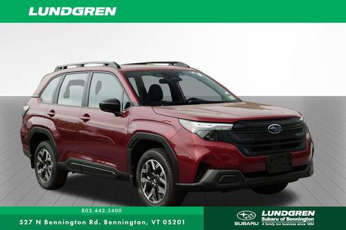 Crimson Red Pearl 2026 Subaru Forester Base