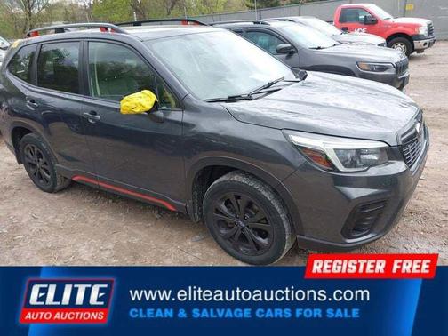 Crystal Black Silica 2021 Subaru Forester Sport