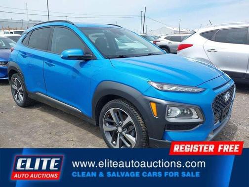 Surf Blue 2021 Hyundai KONA Limited