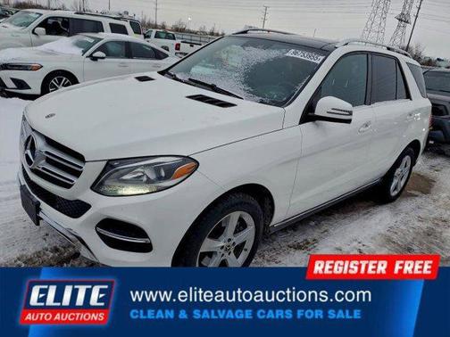 White 2019 Mercedes-Benz GLE 400 Base 4MATIC SUV