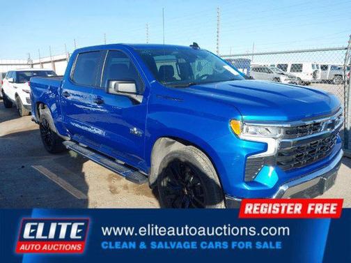 Glacier Blue Metallic 2024 Chevrolet Silverado 1500 LT