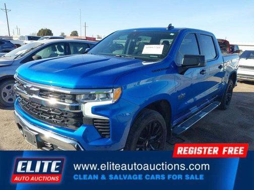 Glacier Blue Metallic 2024 Chevrolet Silverado 1500 LT