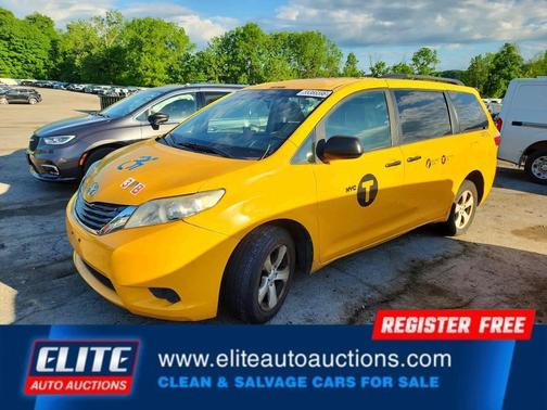 Yellow 2016 Toyota Sienna LE