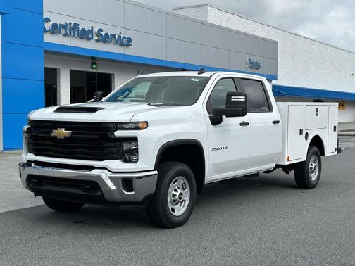 Summit White 2026 Chevrolet Silverado 2500 Crew Cab, Long Bed, WT, 4WD