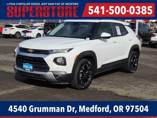 Summit White 2022 Chevrolet Trailblazer LT
