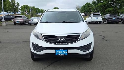 Clear White 2012 Kia Sportage LX