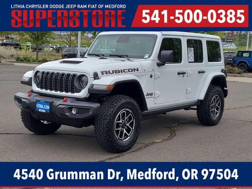 Bright White Clearcoat 2026 Jeep Wrangler Rubicon