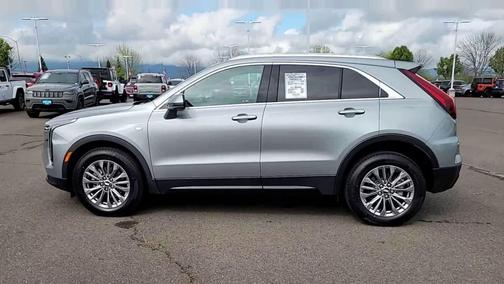 Argent Silver Metallic 2024 Cadillac XT4 Premium Luxury