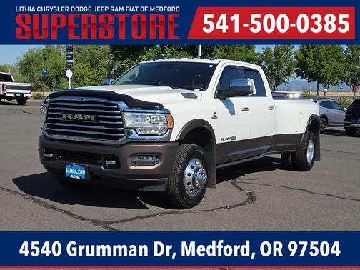 Pearl White 2019 RAM 3500 Longhorn