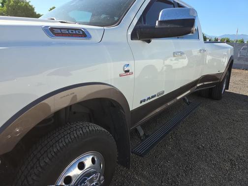Pearl White 2019 RAM 3500 Longhorn