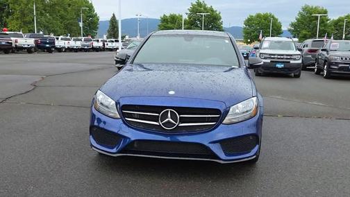 Brilliant Blue Metallic 2017 Mercedes-Benz C-Class C 300 4MATIC Sport