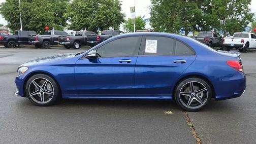 Brilliant Blue Metallic 2017 Mercedes-Benz C-Class C 300 4MATIC Sport