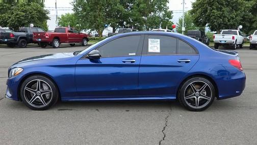 Brilliant Blue Metallic 2017 Mercedes-Benz C-Class C 300 4MATIC Sport