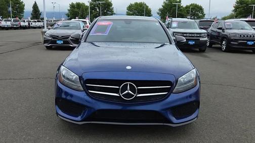 Brilliant Blue Metallic 2017 Mercedes-Benz C-Class C 300 4MATIC Sport