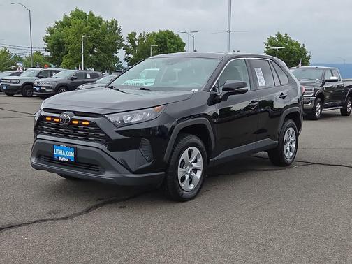 Midnight Black Metallic 2022 Toyota RAV4 LE