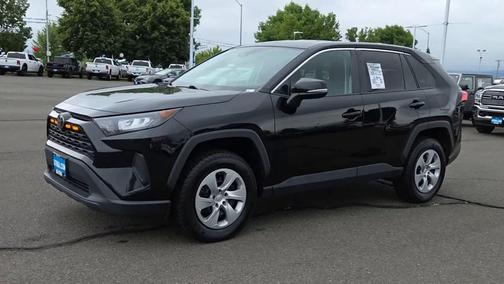 Midnight Black Metallic 2022 Toyota RAV4 LE