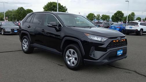Midnight Black Metallic 2022 Toyota RAV4 LE