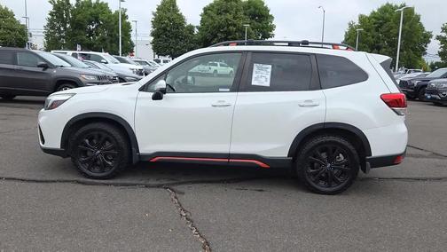 Crystal White Pearl 2019 Subaru Forester Sport