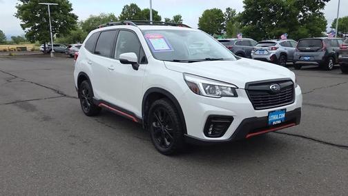 Crystal White Pearl 2019 Subaru Forester Sport