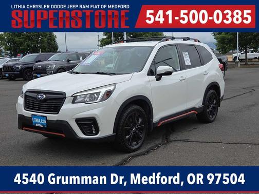 Crystal White Pearl 2019 Subaru Forester Sport