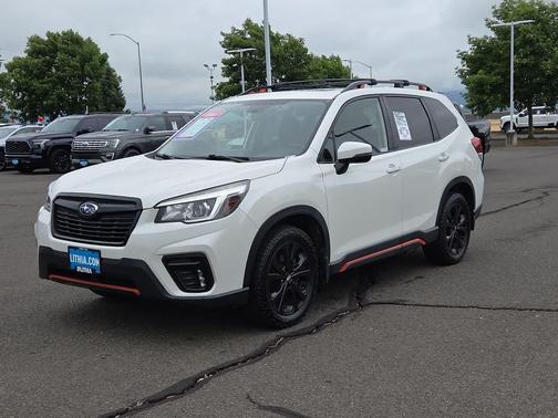 Crystal White Pearl 2019 Subaru Forester Sport