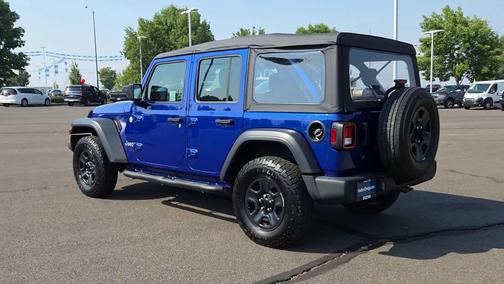 Ocean Blue Metallic Clearcoat 2018 Jeep Wrangler Unlimited Sport