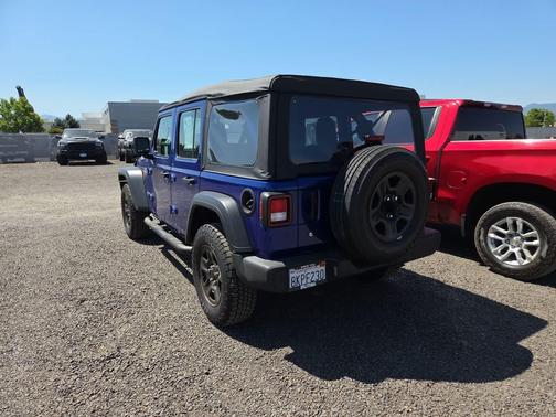 Ocean Blue Metallic Clearcoat 2018 Jeep Wrangler Unlimited Sport