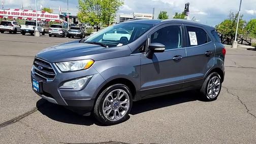 Smoke Metallic 2021 Ford EcoSport Titanium