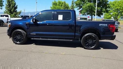 Antimatter Blue Metallic 2024 Ford F-150 Lariat