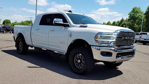 Pearl White 2019 RAM 3500 Laramie