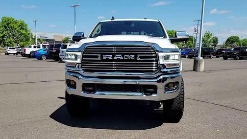 Pearl White 2019 RAM 3500 Laramie